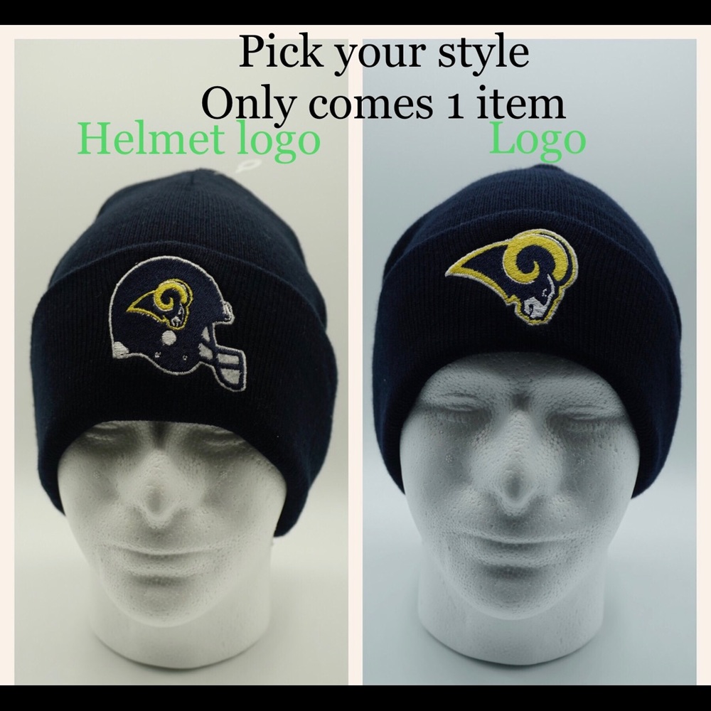 Los Angeles Rams embroidered beanies unisex adult